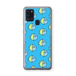 Visjes: Samsung Galaxy A21s Transparant Hoesje