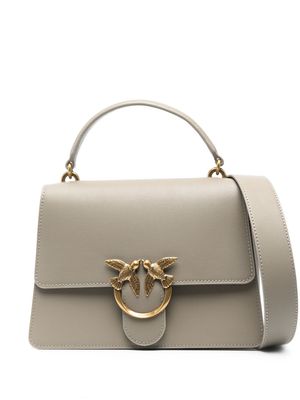 PINKO sac à main Love Birds en cuir - Tons neutres