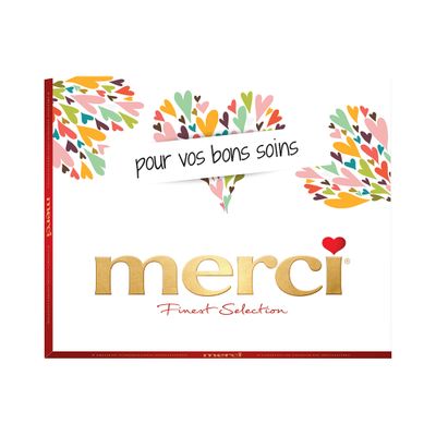 merci pour vos bons soins - merci Finest Selection Assorti chocolade -