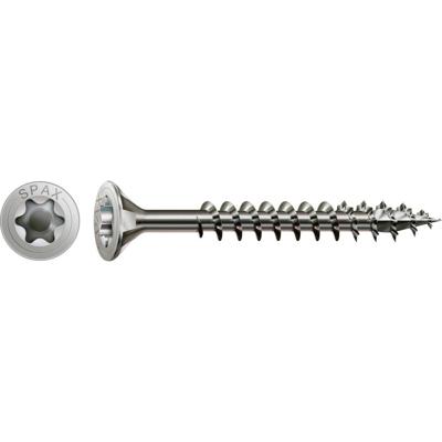 SPAX 1197000600803 SPAX Seko-T Houtschroef 6 mm 80 mm Torx, Binnen-T RVS V2A Roestvast 100 stuk(s)