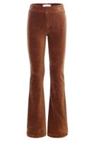 LOOXS Little Meisjes flair broek ribcord - Chocolade bruin