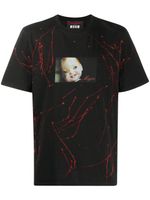MSGM t-shirt à imprimé photographique - Noir