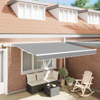 Markies met Handmatig Wit 3 x 2,5 m Metaal