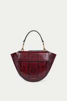 Wandler crossbody Hortensia Mini 000025-2056 bordeaux python