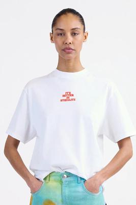 Stieglitz Branca regular T-shirt | White