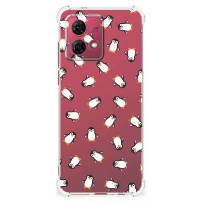 Doorzichtige Silicone Hoesje voor Motorola Moto G84 Pinguïn
