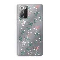 Small white flowers: Samsung Galaxy Note 20 / Note 20 5G Transparant Hoesje
