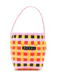 Marni Kids sac à design tressé - Rose