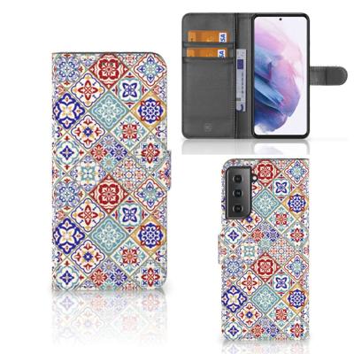 Samsung Galaxy S21 Plus | Bookcase | Tiles Color