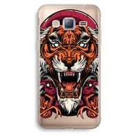 Tiger and Rattlesnakes: Samsung Galaxy J3 (2016) Transparant Hoesje