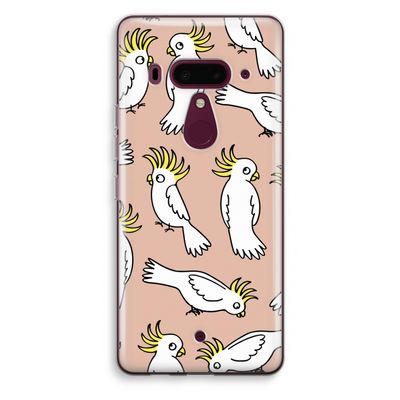 Papegaai: HTC U12+ Transparant Hoesje