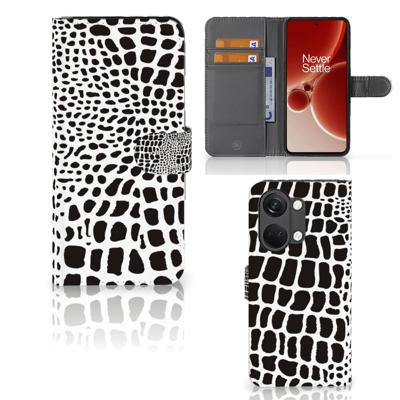 OnePlus Nord 3 | Telefoonhoesje | Met pasjeshouder | Slangenprint