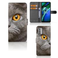 Telefoonhoesje | Met pasjeshouder | Nokia G42 Britse Korthaar