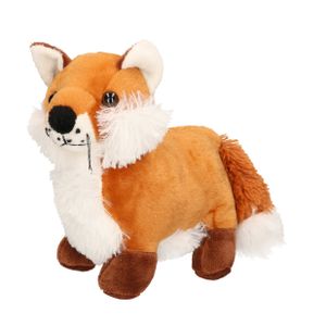 Pluche vos knuffeltje staand 20 cm