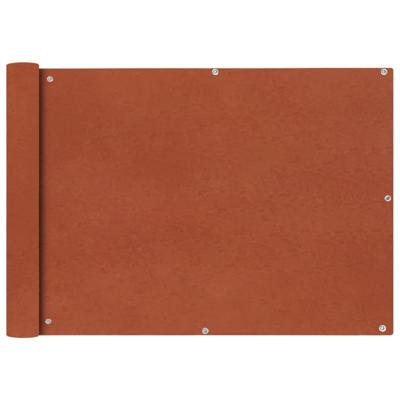 VidaXL Balkonscherm oxford textiel 75x400 cm terracotta