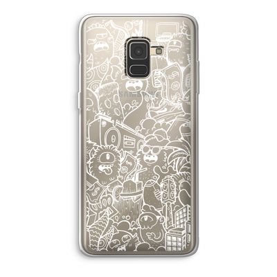 Vexx City #2: Samsung Galaxy A8 (2018) Transparant Hoesje