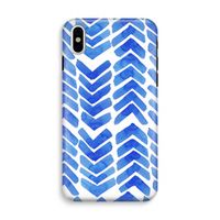 Blauwe pijlen: iPhone XS Tough Case