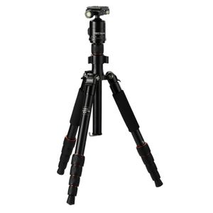 Rollei Compact Traveler No.1 aluminium statief zwart OUTLET