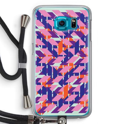 Skew Blush 3: Samsung Galaxy S6 Transparant Hoesje met koord