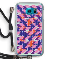 Skew Blush 3: Samsung Galaxy S6 Transparant Hoesje met koord