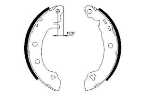 Remschoenset BOSCH, u.a. fÃ¼r Alfa Romeo, Lancia, Fiat