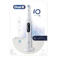 Oral-B elektrische tandenborstel iO Serie 8s(Wit) + extra refill - thumbnail