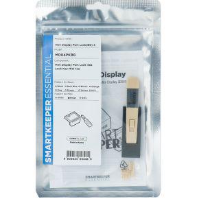 Smartkeeper MD04PKBG poortblokker Poortblokker + sleutel Mini DisplayPort Beige Kunststof 1 stuk(s)