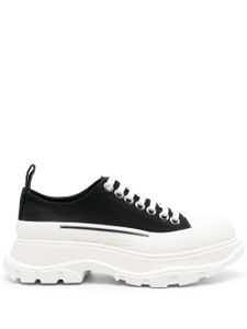 Alexander McQueen baskets Tread Slick à lacets - Noir