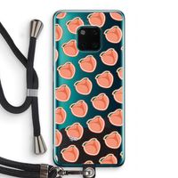 Just peachy: Huawei Mate 20 Pro Transparant Hoesje met koord