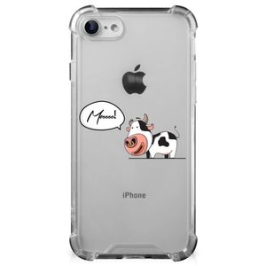 iPhone SE 2022/2020 | iPhone 8/7 Stevig Bumper Hoesje Cow