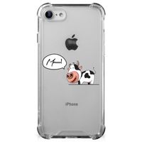 iPhone SE 2022/2020 | iPhone 8/7 Stevig Bumper Hoesje Cow - thumbnail