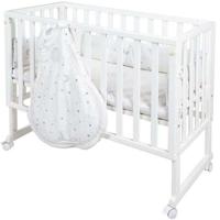 Culla 3 in 1 per dormire insieme - ROBA - SAFE ASLEEP - Attrezzatura 'Sternenzauber' inclusa - Bianco