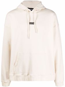 DSQUARED2 hoodie à détail de logo - Tons neutres