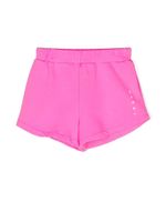 Marni Kids short de sport à logo imprimé - Rose - thumbnail