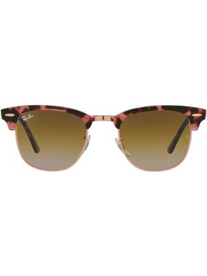 Ray-Ban lunettes de soleil Clubmaster à monture en D - Rose
