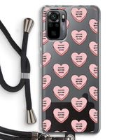 Chicks before dicks: Xiaomi Redmi Note 10 Pro Transparant Hoesje met koord