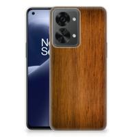 OnePlus Nord 2T | Bumper Hoesje | Donker Hout OnePlus Nord 2T | Bumper Hoesje | Donker Hout