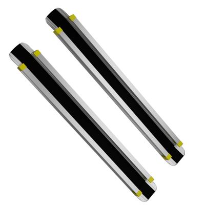 2 x Rolstoelhelling tot 270 kg 91,5-152,5 cm Telescoophelling met Antisliplaag Laadhelling Helling Alu