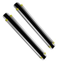 2 x Rolstoelhelling tot 270 kg 91,5-152,5 cm Telescoophelling met Antisliplaag Laadhelling Helling Alu