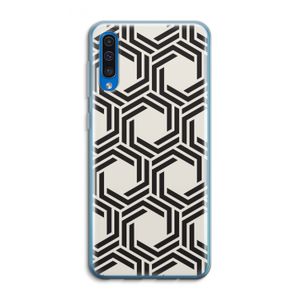Geometrisch patroon: Samsung Galaxy A50 Transparant Hoesje