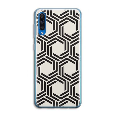 Geometrisch patroon: Samsung Galaxy A50 Transparant Hoesje
