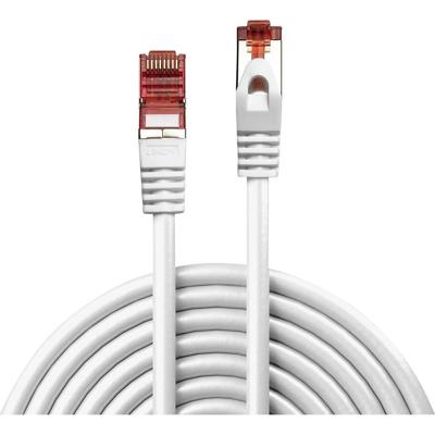 LINDY 47385 RJ45 Netwerkkabel, patchkabel CAT 6 S/FTP 3.00 m Wit 1 stuk(s)