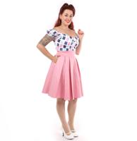 Little Jun Swing Skirt Pale Pink-XS | 48% korting