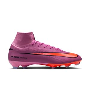 Nike Zoom Mercurial Superfly 10 Pro Gras Voetbalschoenen (FG) Roze Felrood Lichtblauw