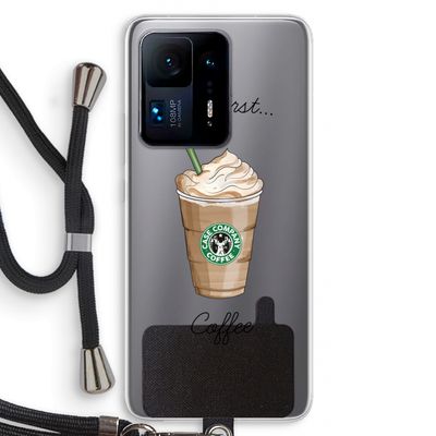 But first coffee: Xiaomi Mi Mix 4 Transparant Hoesje met koord