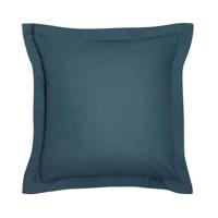 Pillow Pillowcase oggi essenziale - 63 x 63+5 cm - 100% una cotone - pavone