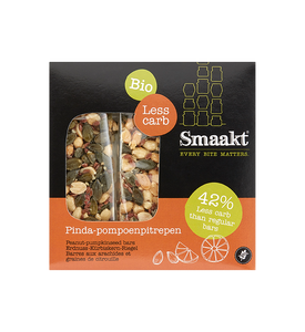 Smaakt Less Carb Pinda-Pompoenpitrepen