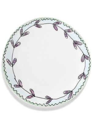 Serax x Marni lot de 2 assiettes Midnight Flowers - Blanc