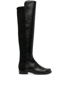 Stuart Weitzman cuissardes 5050 en cuir - Noir