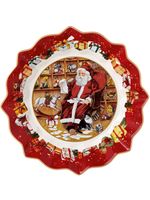 Villeroy & Boch assiette en porcelaine à imprimé santa claus - Multicolore